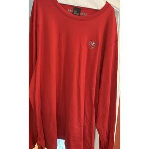 Nike On Field Apparel Tampa Bay Buccaneers Red Long Sleeve Shirt Size 3XL